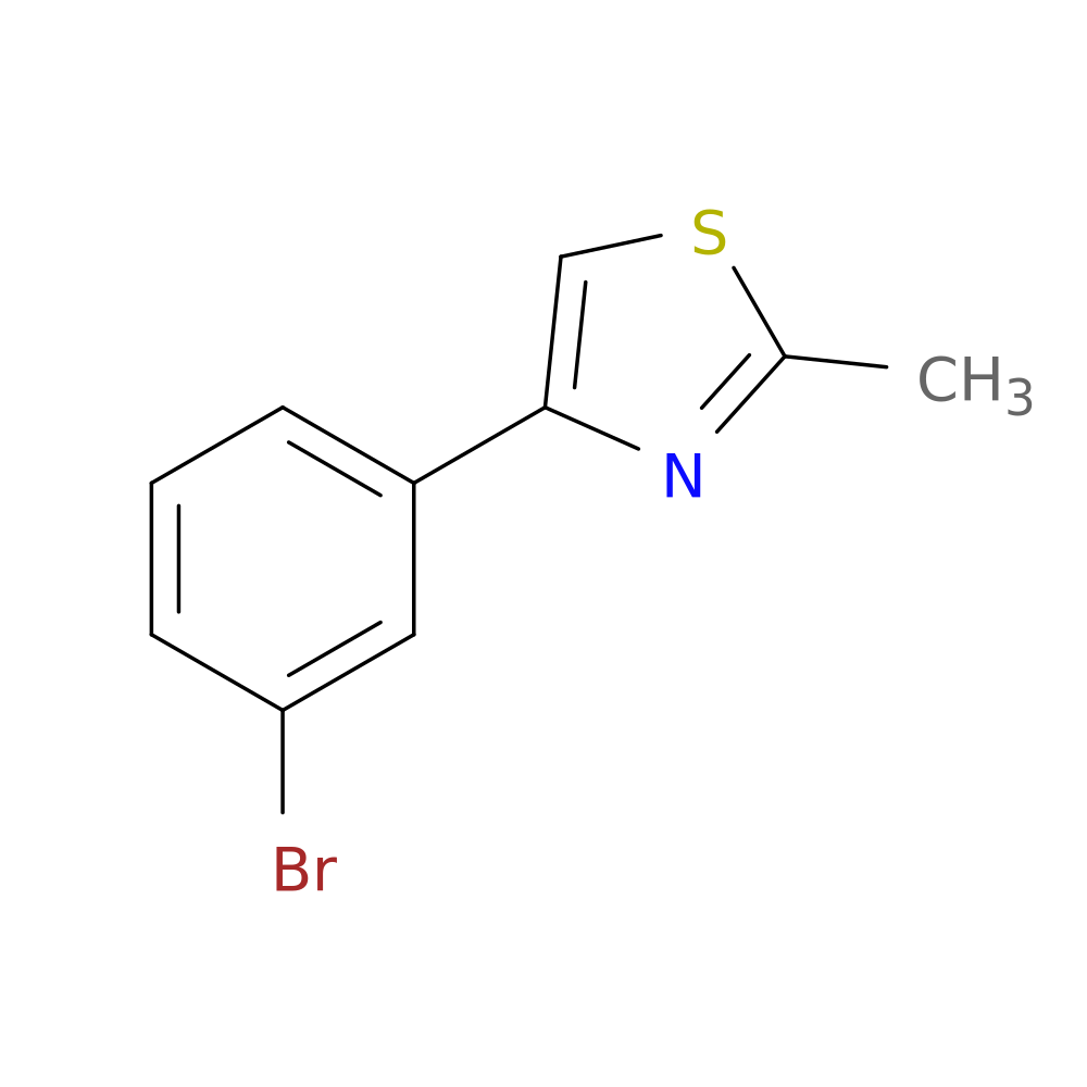 4-(3-Bromophenyl)-2-methylthiazole