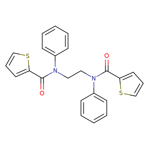 N-phenyl-N-{2-[N-phenyl-1-(thiophen-2-yl)formamido]ethyl}thiophene-2-carboxamide