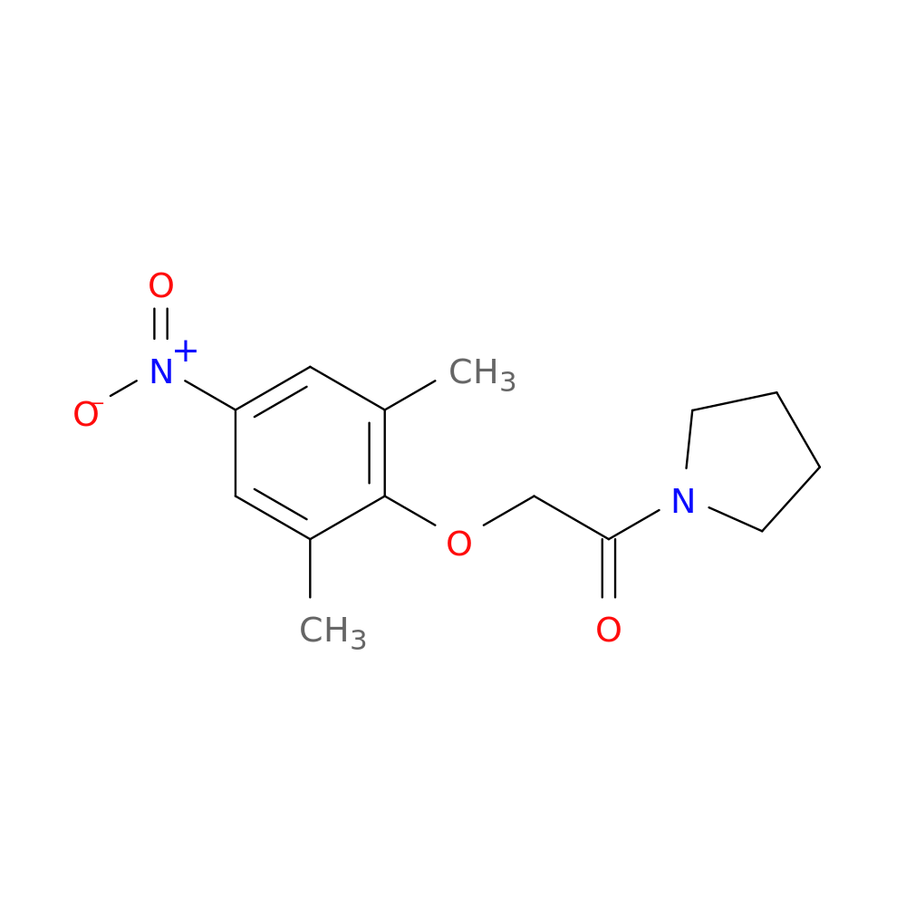 1-[(2,6-Dimethyl-4-nitrophenoxy)acetyl]pyrrolidine