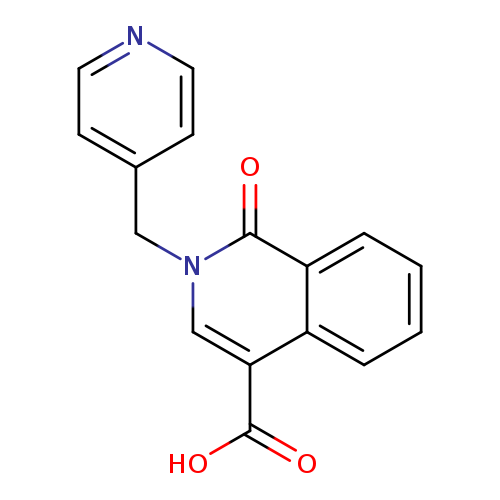 1-oxo-2-(pyridin-4-ylmethyl)-1,2-dihydroisoquinoline-4-carboxylic acid