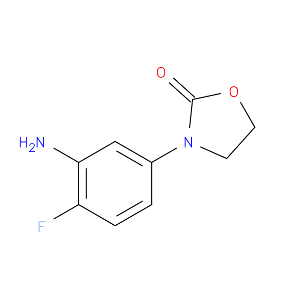 3-(3-amino-4-fluorophenyl)-1,3-oxazolidin-2-one