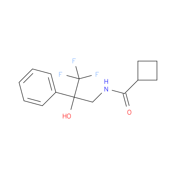 N-(3,3,3-trifluoro-2-hydroxy-2-phenylpropyl)cyclobutanecarboxamide