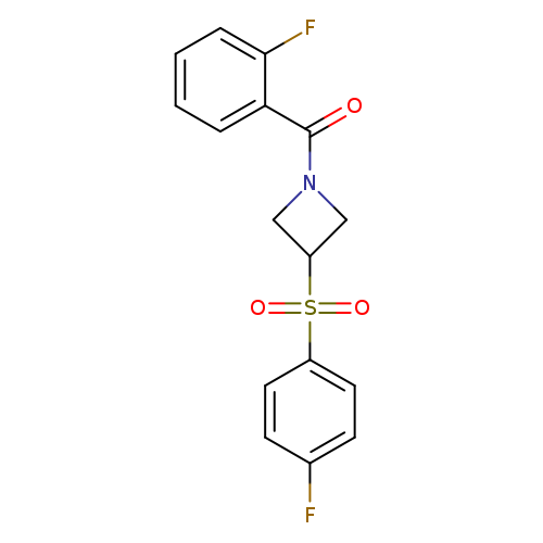 1-(2-fluorobenzoyl)-3-(4-fluorobenzenesulfonyl)azetidine