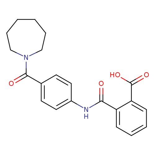2-((4-(Azepane-1-carbonyl)phenyl)carbamoyl)benzoic acid