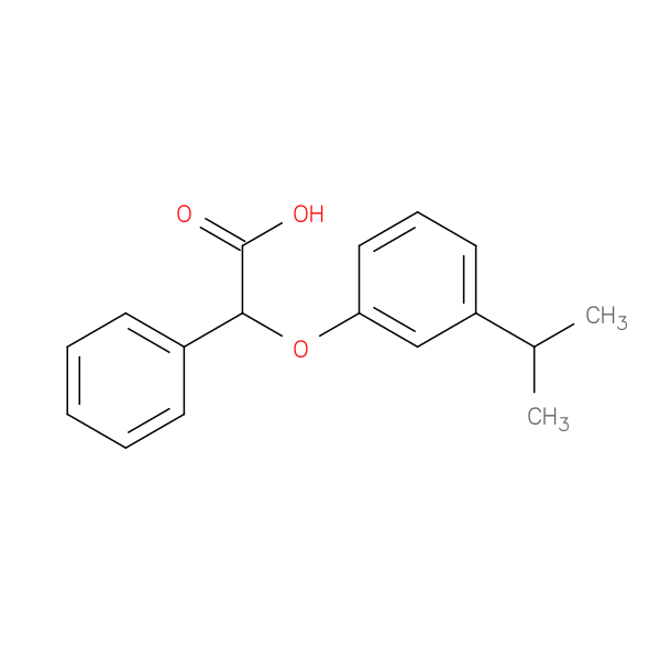 2-phenyl-2-[3-(propan-2-yl)phenoxy]acetic acid