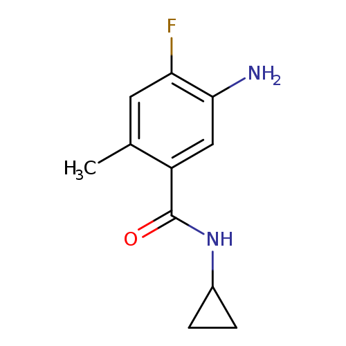 5-Amino-n-cyclopropyl-4-fluoro-2-methyl-benzamide