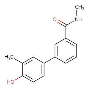 2-Methyl-4-[3-(N-methylaminocarbonyl)phenyl]phenol