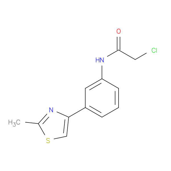 2-Chloro-N-(3-(2-methylthiazol-4-yl)phenyl)acetamide