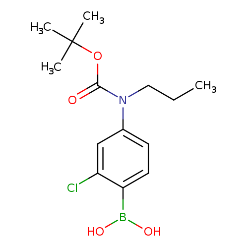 4-(N-BOC-N-Propylamino)-2-chlorophenylboronic acid