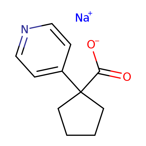 sodium1-(pyridin-4-yl)cyclopentane-1-carboxylate