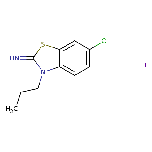 6-chloro-3-propylbenzo[d]thiazol-2(3H)-imine hydroiodide