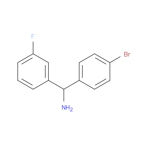 (4-Bromophenyl)(3-fluorophenyl)methanamine