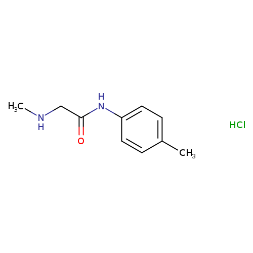 2-(methylamino)-N-(4-methylphenyl)acetamide hydrochloride