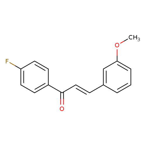 (2E)-1-(4-fluorophenyl)-3-(3-methoxyphenyl)prop-2-en-1-one