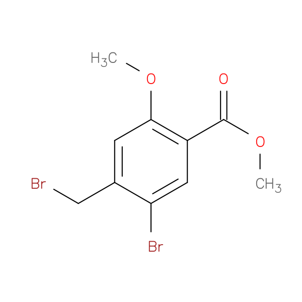 methyl 5-bromo-4-(bromomethyl)-2-methoxybenzoate
