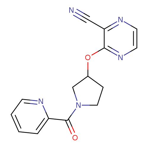 3-{[1-(pyridine-2-carbonyl)pyrrolidin-3-yl]oxy}pyrazine-2-carbonitrile
