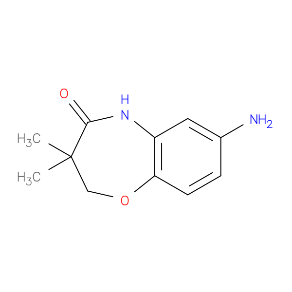 7-amino-3,3-dimethyl-2,3,4,5-tetrahydro-1,5-benzoxazepin-4-one