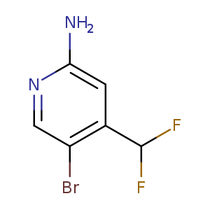 5-Bromo-4-(difluoromethyl)pyridin-2-amine