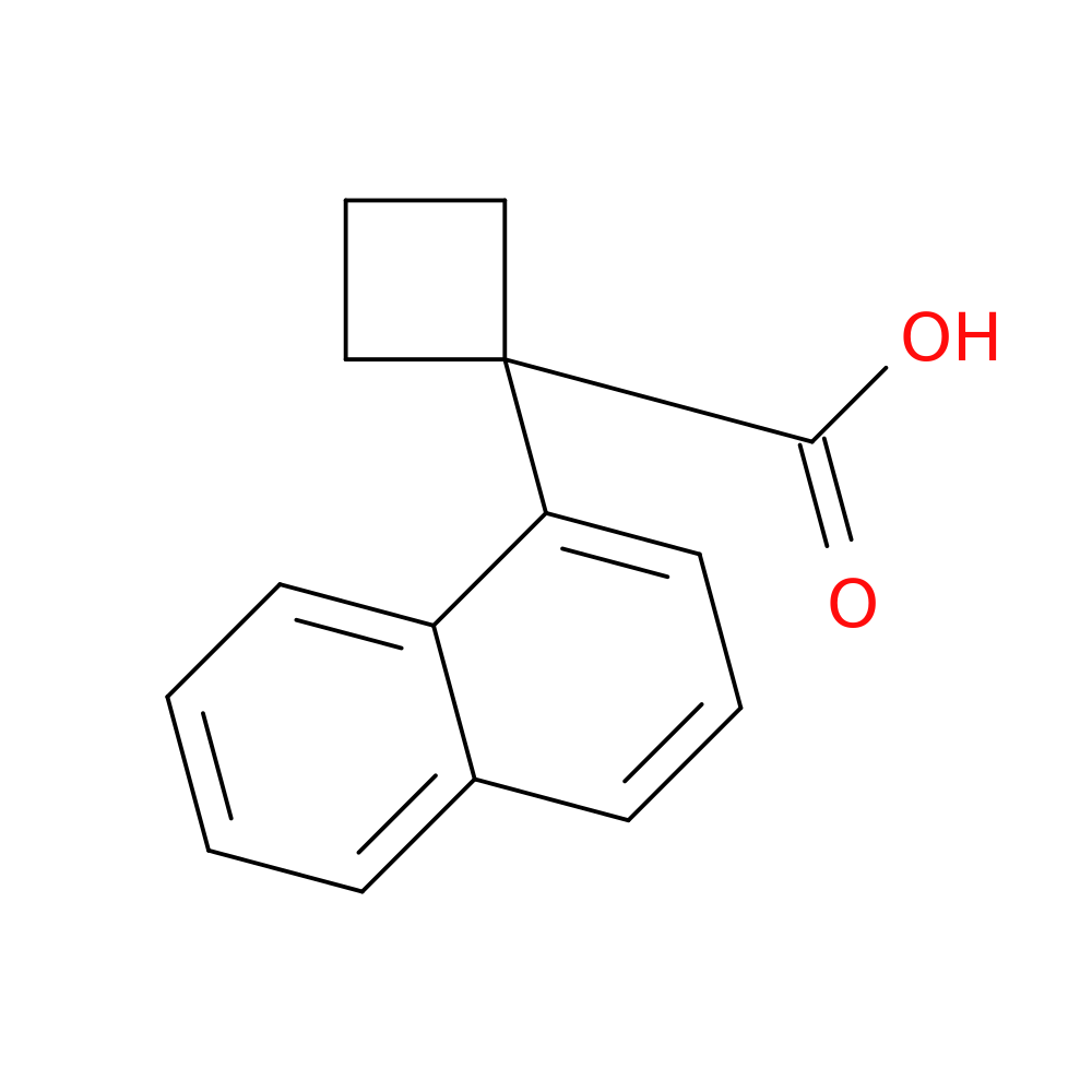 1-(naphthalen-1-yl)cyclobutane-1-carboxylic acid