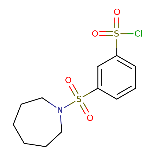 3-(azepane-1-sulfonyl)benzene-1-sulfonyl chloride