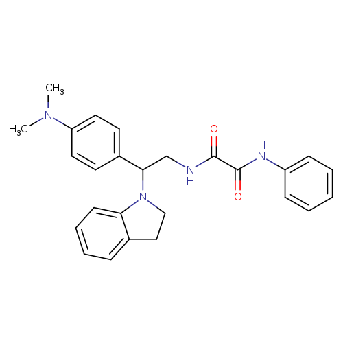 N-[2-(2,3-dihydro-1H-indol-1-yl)-2-[4-(dimethylamino)phenyl]ethyl]-N'-phenylethanediamide