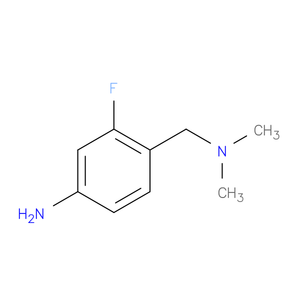 4-[(dimethylamino)methyl]-3-fluoroaniline