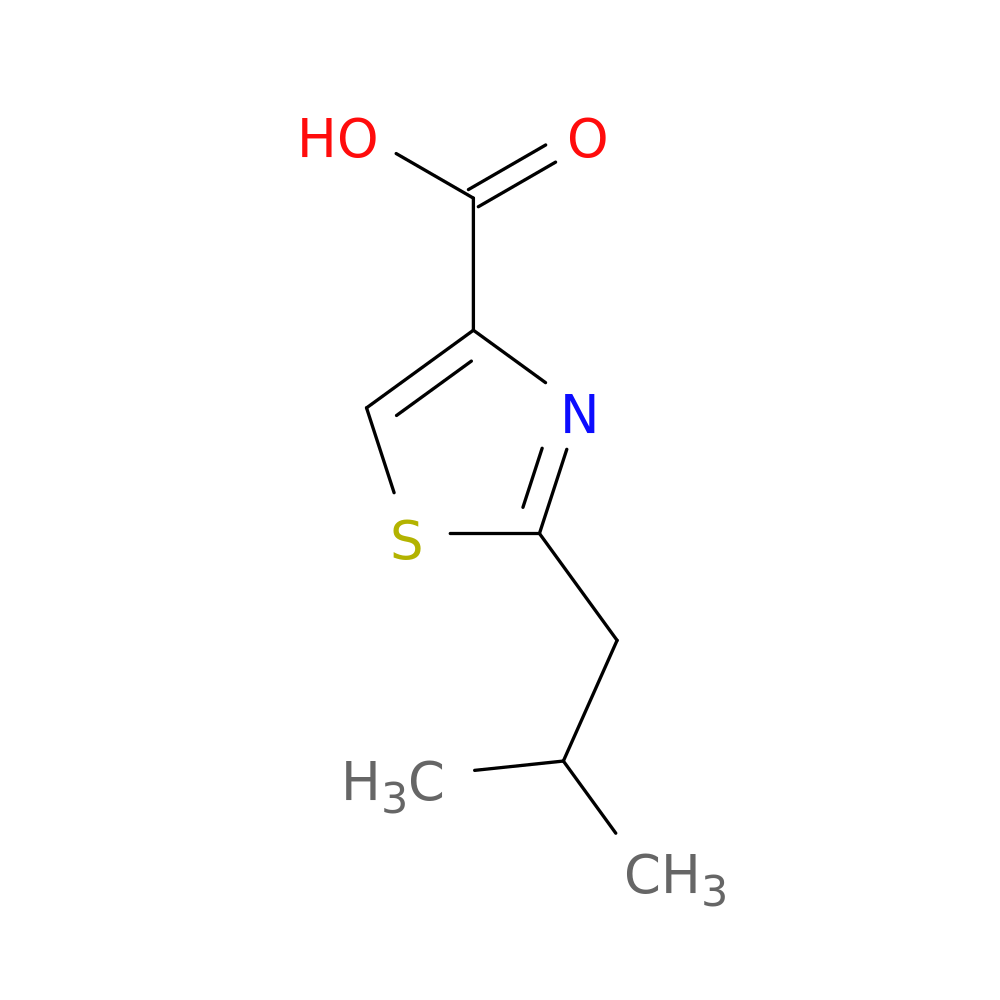 2-(2-methylpropyl)-1,3-thiazole-4-carboxylic acid