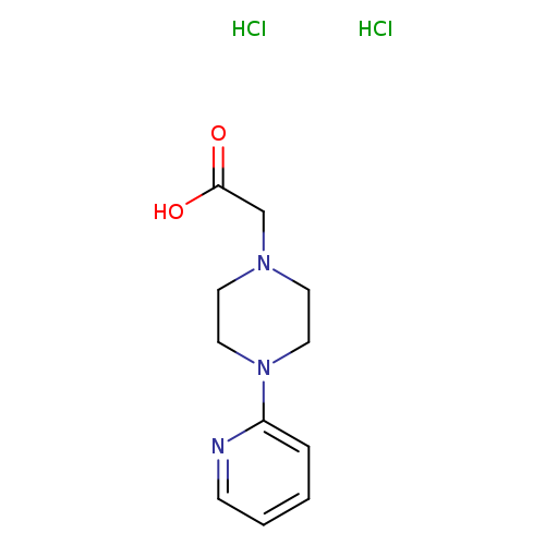 2-[4-(pyridin-2-yl)piperazin-1-yl]acetic acid dihydrochloride