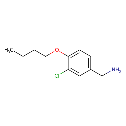(4-Butoxy-3-chlorophenyl)methanamine