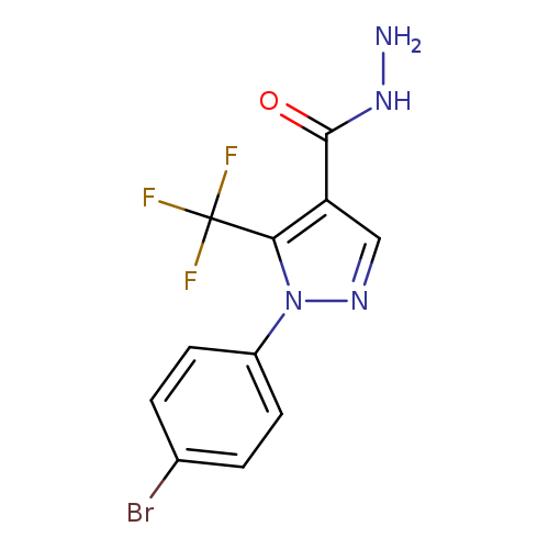 1-(4-Bromophenyl)-5-(trifluoromethyl)-1h-pyrazole-4-carbohydrazide