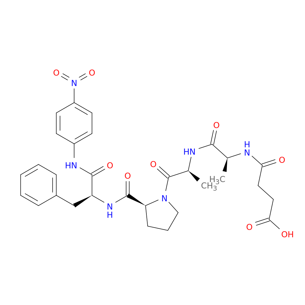 N-Succinyl-L-alanyl-L-alanyl-L-prolyl-L-phenylalanine p-nitroanilide