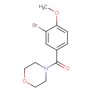 4-(3-bromo-4-methoxybenzoyl)morpholine