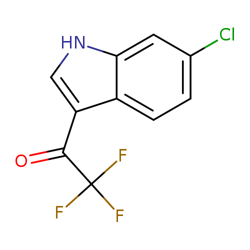 1-(6-chloro-1H-indol-3-yl)-2,2,2-trifluoroethan-1-one
