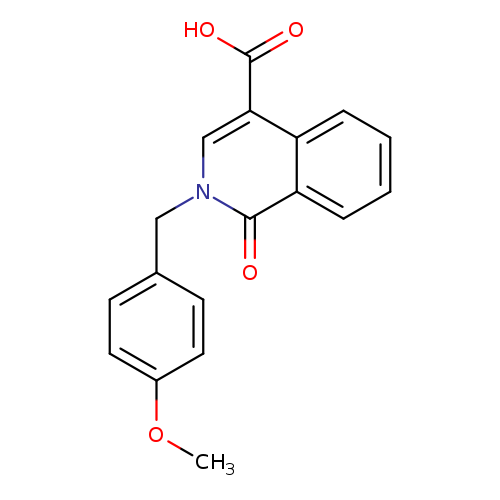2-(4-Methoxybenzyl)-1-oxo-1,2-dihydroisoquinoline-4-carboxylic acid