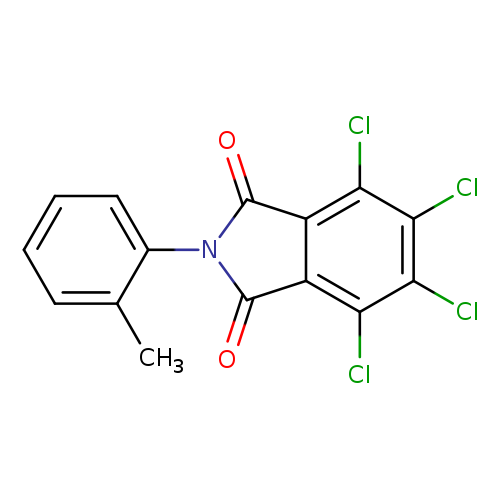 1H-Isoindole-1,3(2H)-dione, 4,5,6,7-tetrachloro-2-(2-methylphenyl)-