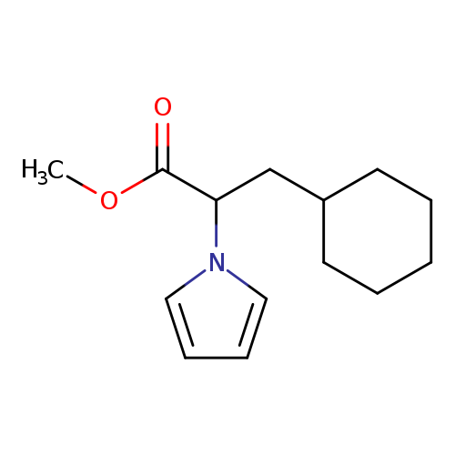 methyl 3-cyclohexyl-2-(1H-pyrrol-1-yl)propanoate