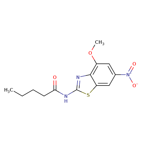 N-(4-methoxy-6-nitro-1,3-benzothiazol-2-yl)pentanamide
