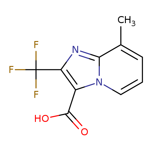 8-methyl-2-(trifluoromethyl)imidazo[1,2-a]pyridine-3-carboxylic acid