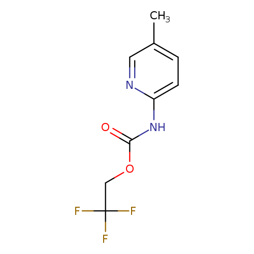 2,2,2-trifluoroethyl N-(5-methylpyridin-2-yl)carbamate