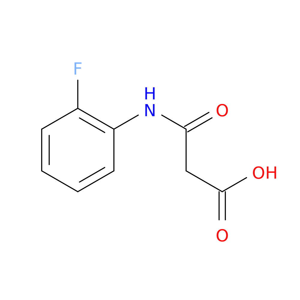 2-[(2-fluorophenyl)carbamoyl]acetic acid