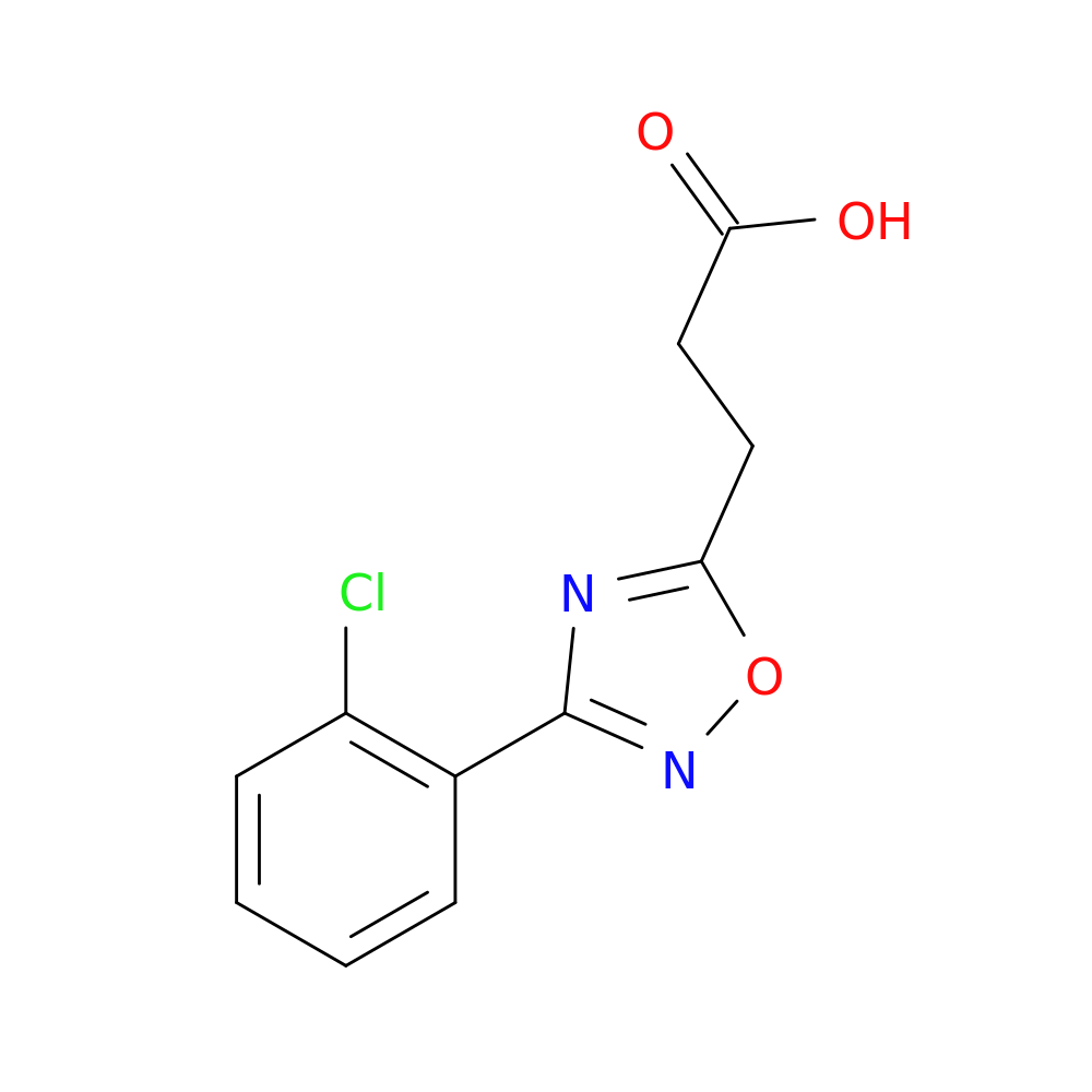 3-[3-(2-Chlorophenyl)-1,2,4-oxadiazol-5-yl]propanoic acid