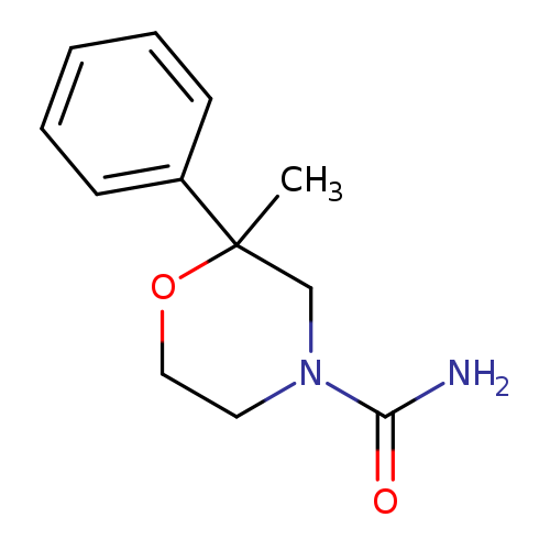 2-methyl-2-phenylmorpholine-4-carboxamide