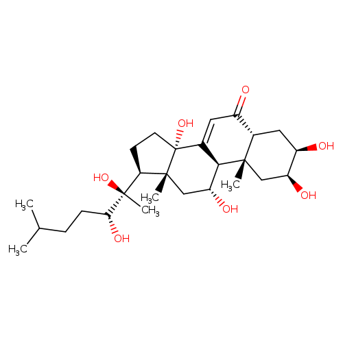 Cholest-7-en-6-one, 2,3,11,14,20,22-hexahydroxy-, (2β,3β,5β,11α,22R)-