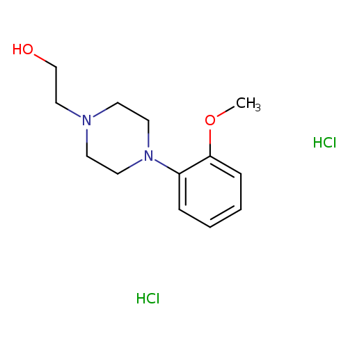 2-[4-(2-methoxyphenyl)piperazin-1-yl]ethan-1-ol dihydrochloride