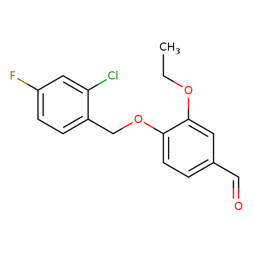 4-[(2-Chloro-4-fluorobenzyl)oxy]-3-ethoxybenzaldehyde