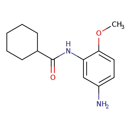 N-(5-amino-2-methoxyphenyl)cyclohexanecarboxamide