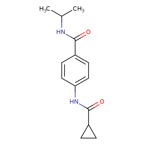 4-[(cyclopropylcarbonyl)amino]-N-isopropylbenzamide