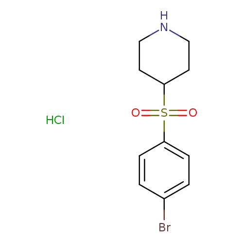 4-[(4-Bromophenyl)sulfonyl]piperidine, HCl