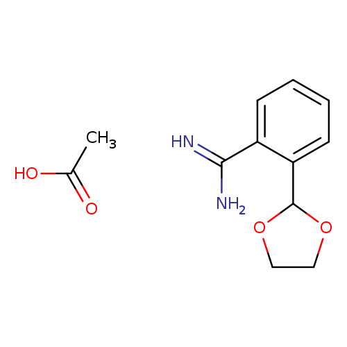 2-(1,3-dioxolan-2-yl)benzene-1-carboximidamide,aceticacid