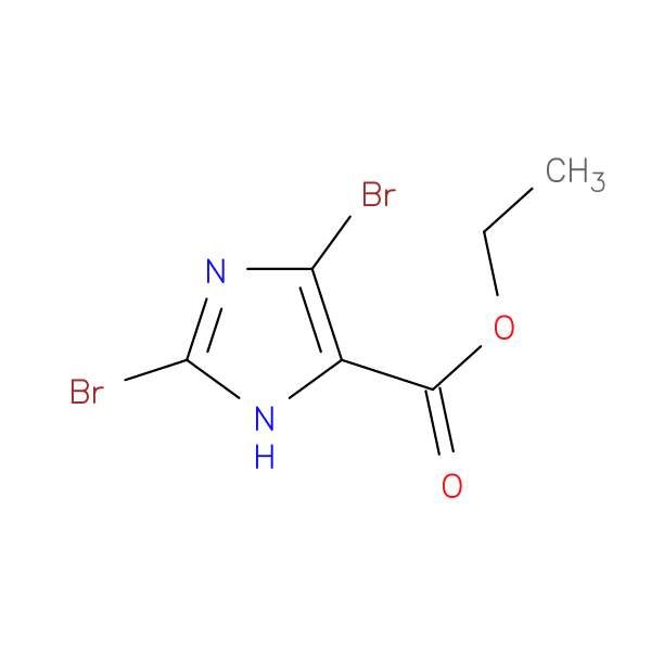 Ethyl 2,4-dibromo-1H-imidazole-5-carboxylate